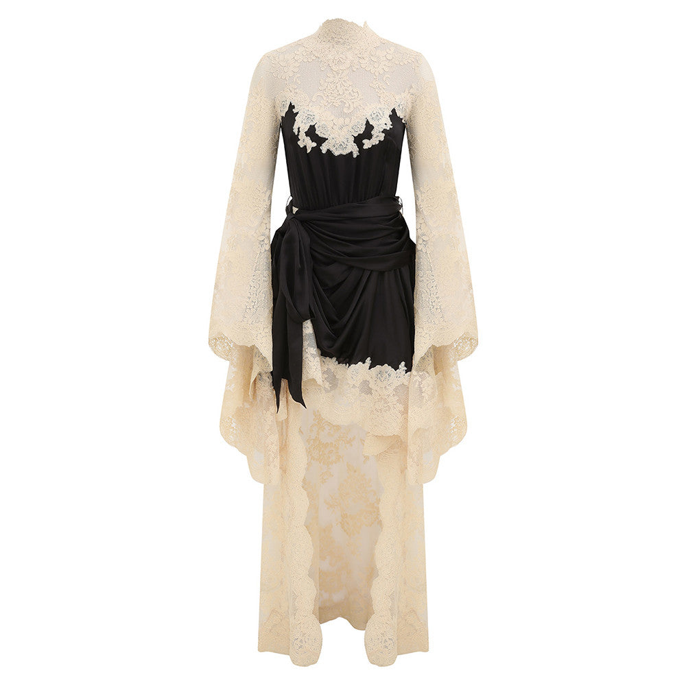Zimmermann Hypnotic Satin Drape Dress #335820