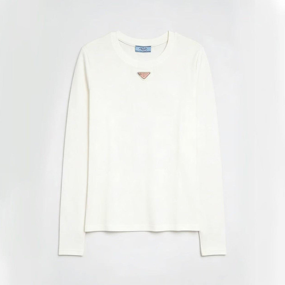 Prada Cashmere Crew Neck Long Sleeves #336682