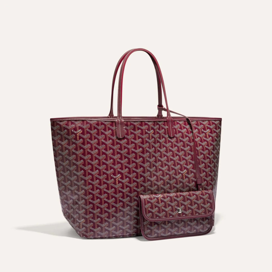 GOYARD Men's Women Saint Louis Handbag Y Full Print Casual Mother Bag Leather Shoulder Bag Tote Bags #77386
