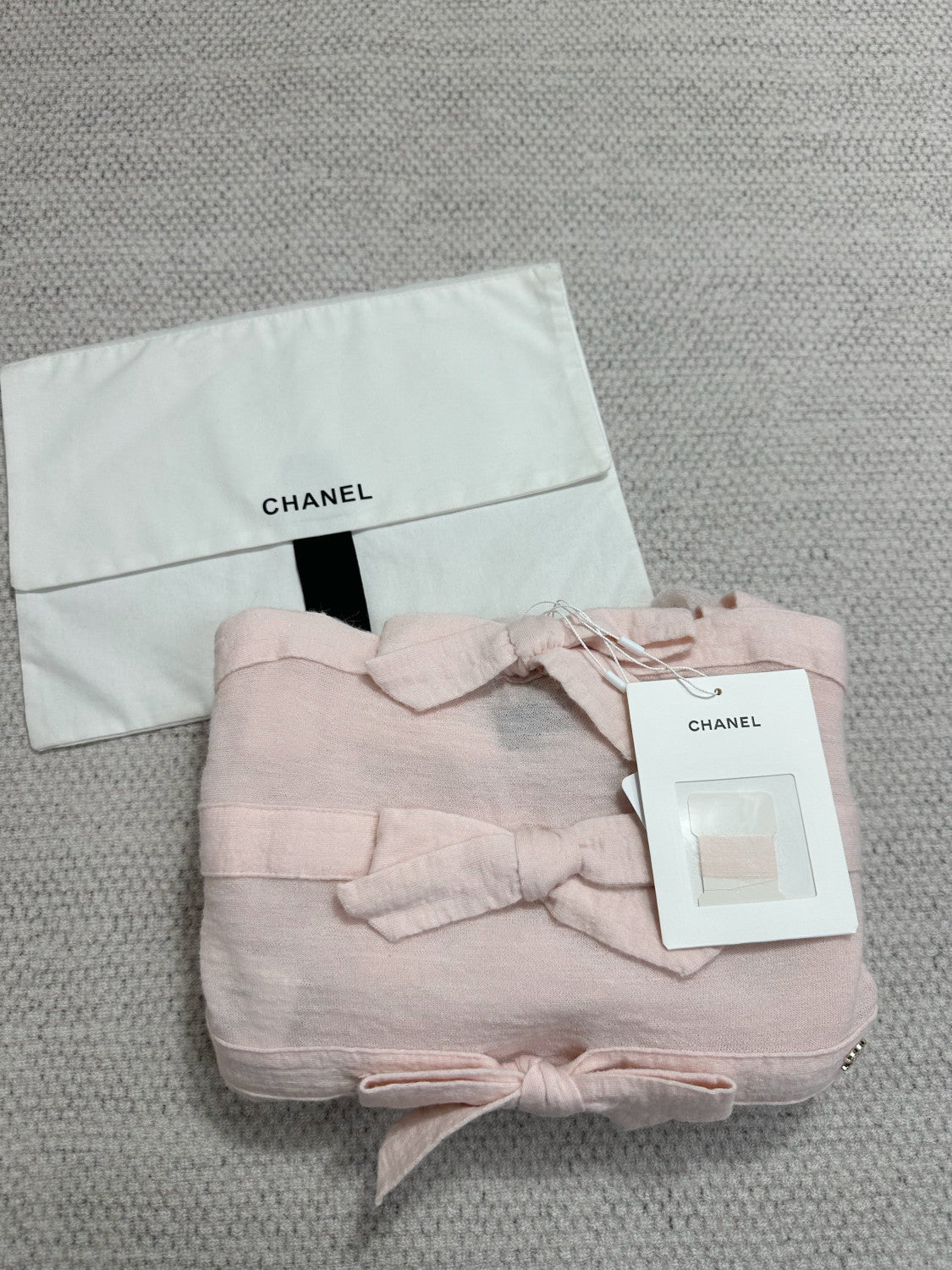 Chanel Dress Mohair and Silk Light Pink #337221