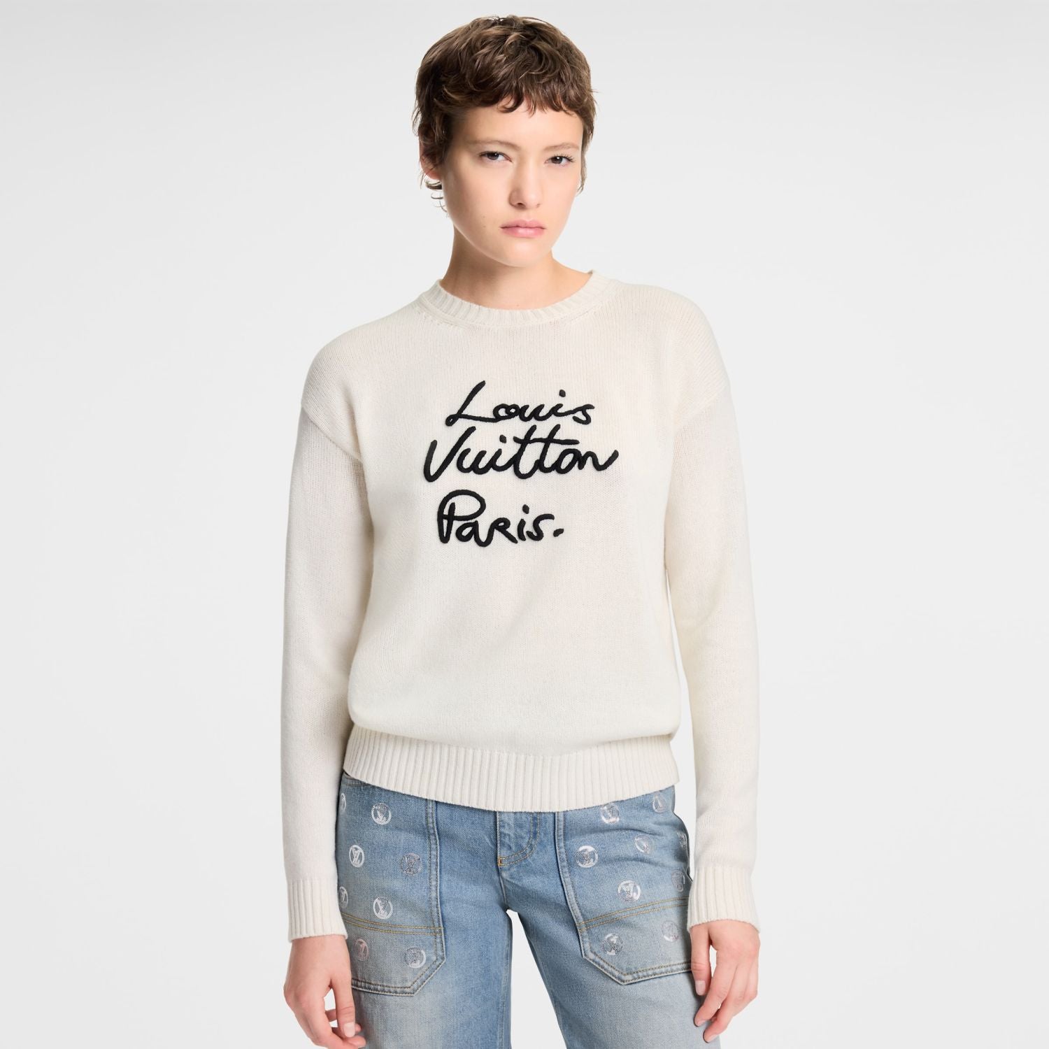 Louis Vuitton Cursive Signature Pullover #334539