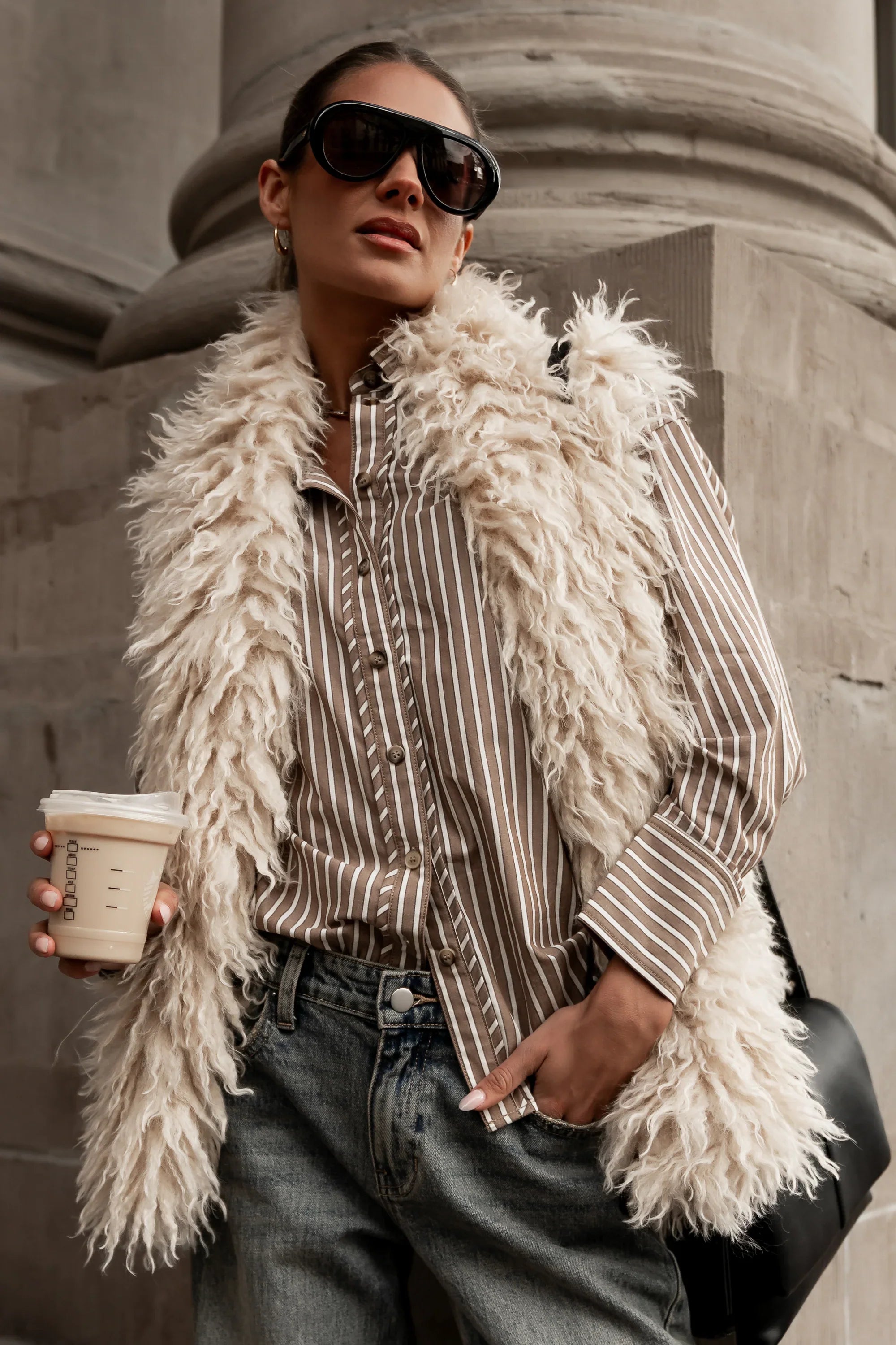 Ginny Striped Button Up