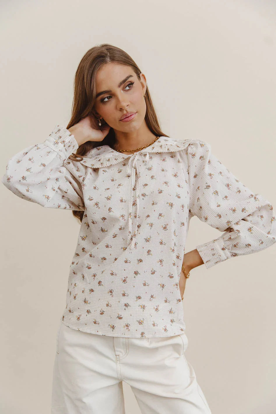Destiny Ruffled Top