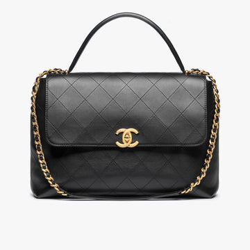 Chanel Spring And Summer Maxi Mouth Cover Bag With Handle Women's Temperament Fashion Luxury Gold Buckle Flap Bag Chain Clutch Bags  AS5543-B20111-94305 #76836