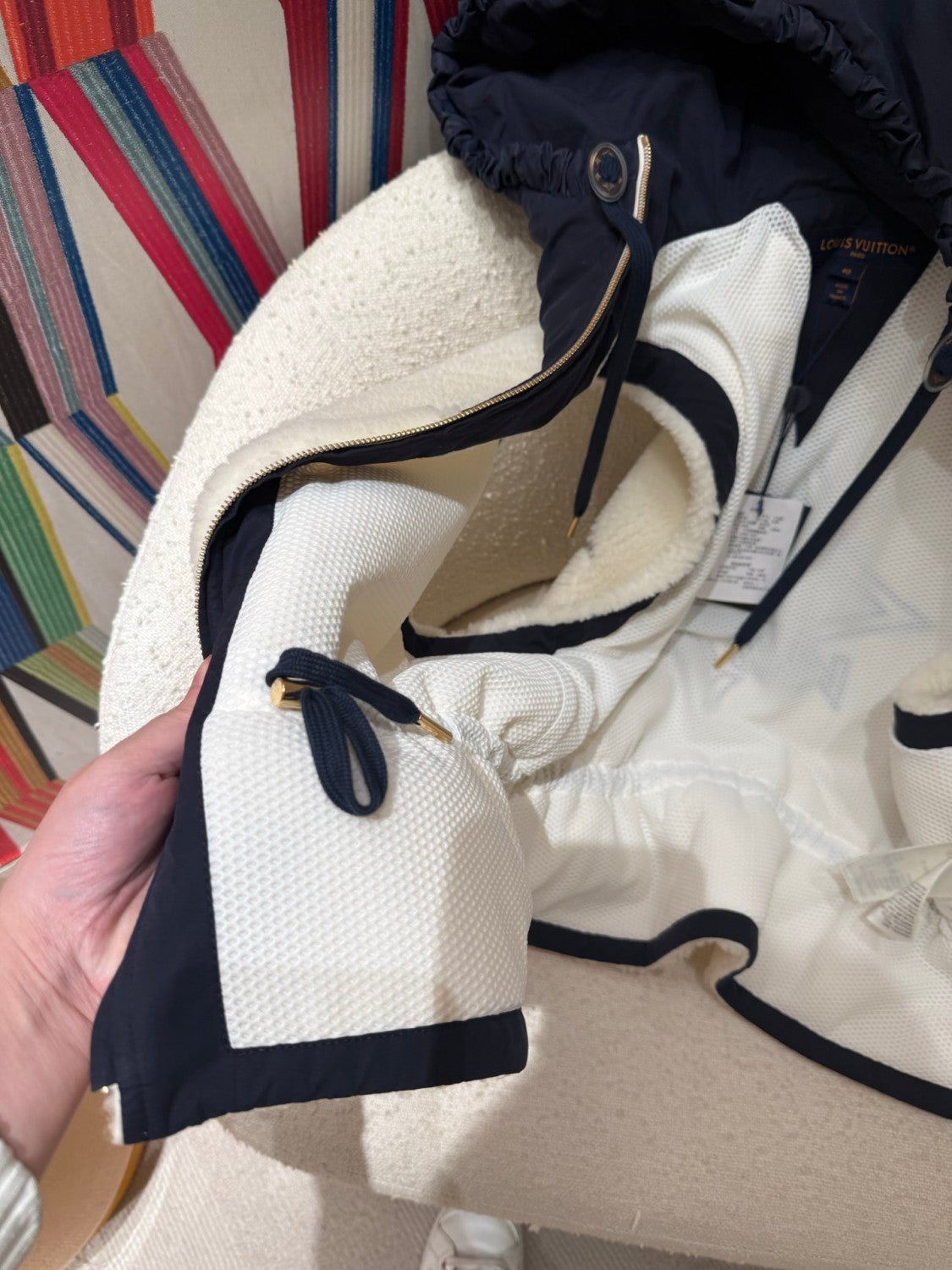 Louis Vuitton Ski Plush Hooded Vest #334345