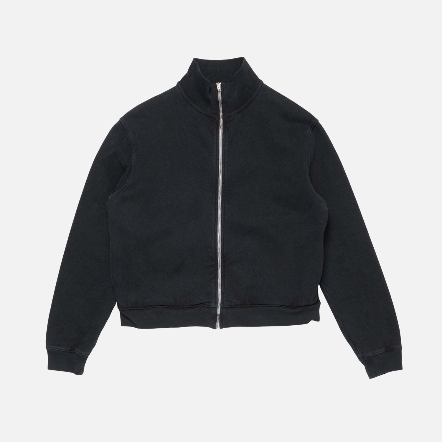Acne Studios Women's And Men's Spring/fall Fashion Casual Solid Color Minimalist Logo Letter Embroidery Zipper Long Sleeve Sweatshirt Jacket #78317