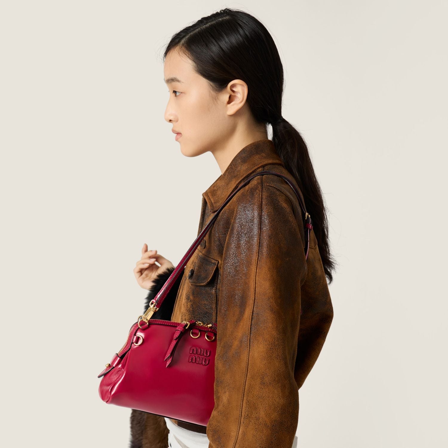 MiuMiu Caprice Leather Clutch #376359