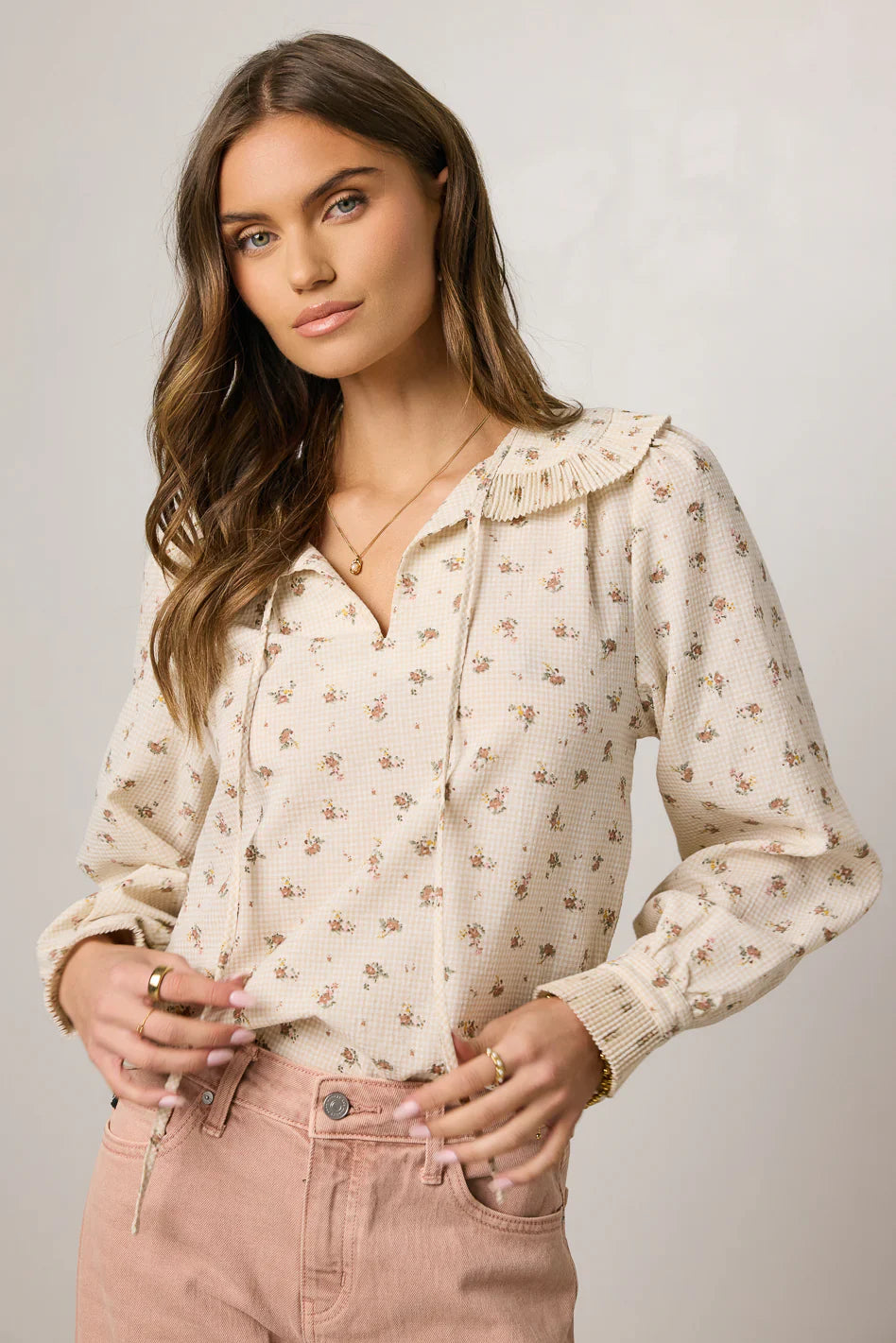 Destiny Ruffled Top