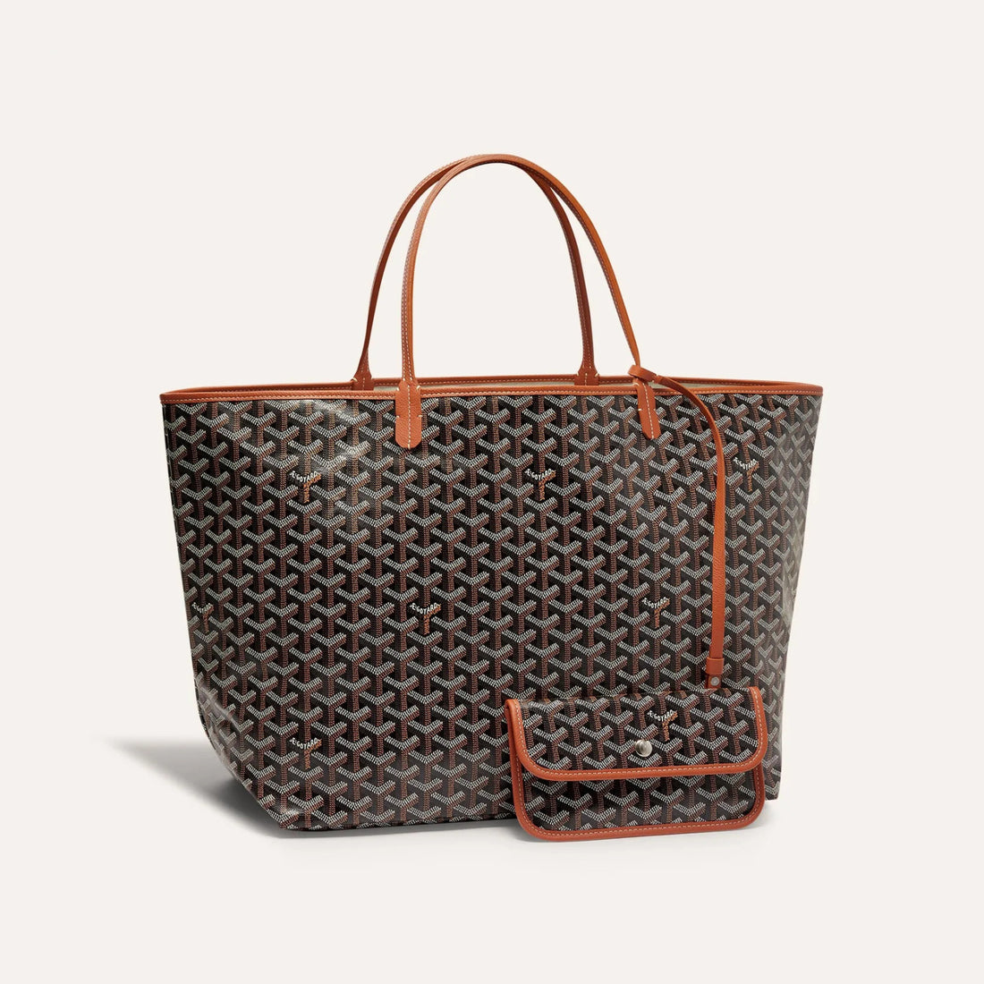 GOYARD Men's Women Saint Louis Handbag Y Full Print Casual Mother Bag Leather Shoulder Bag Tote Bags #77387