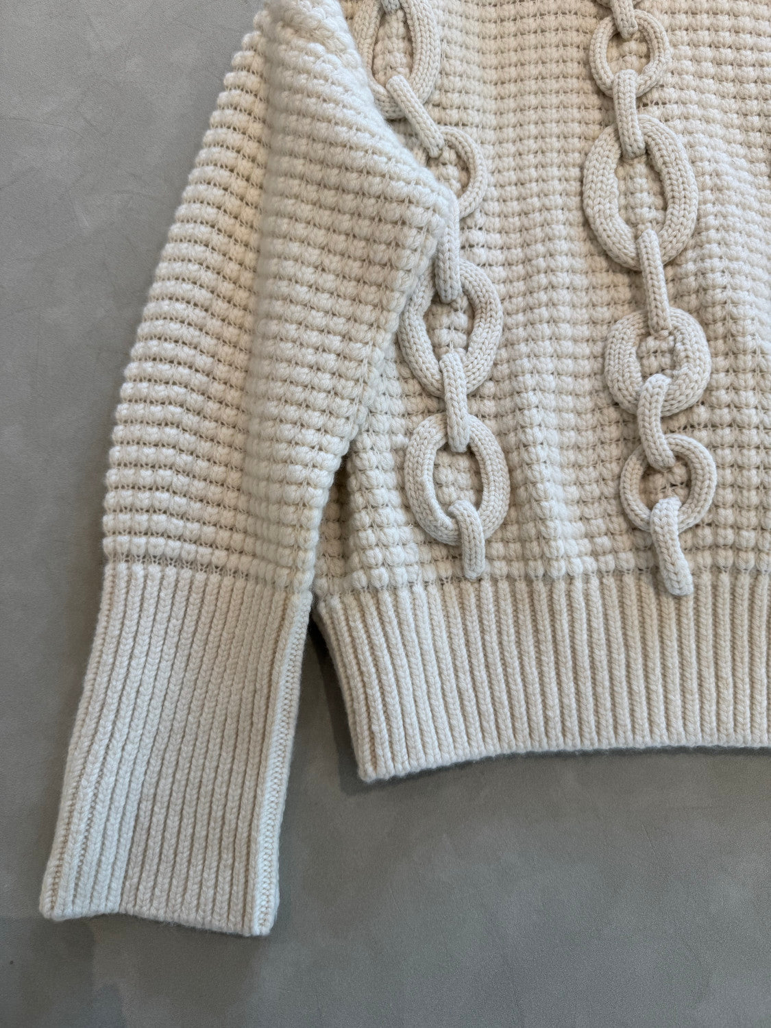 Herm¨¨s Women's 3D Embellished Knitted Turtleneck Sweater #328888