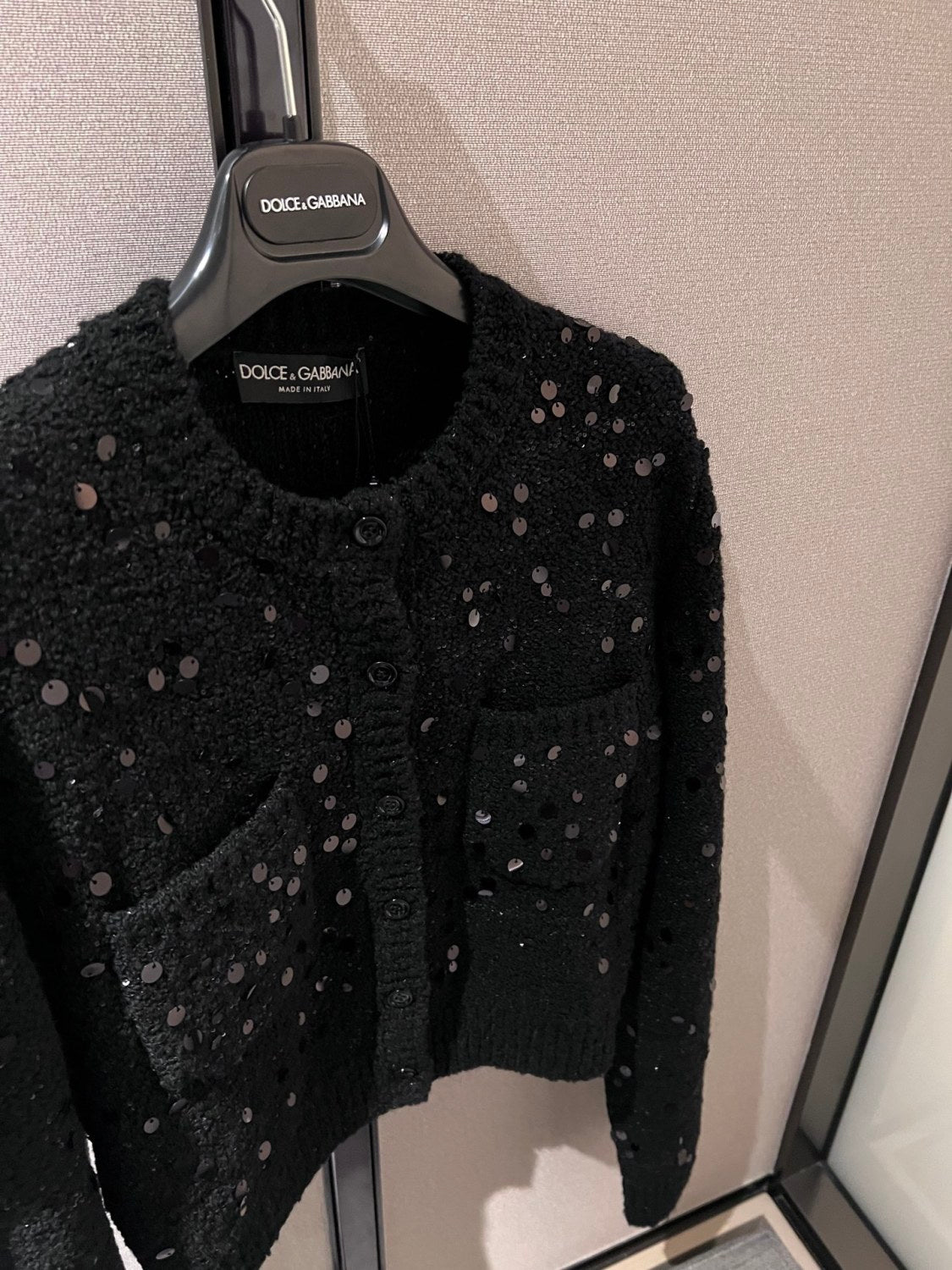 Dolce Gabbana Women's Wool blend Cardigan in Black #333095