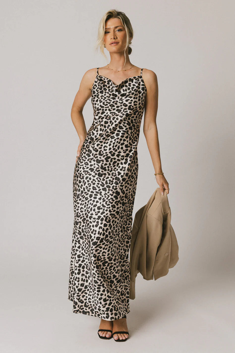 Kea Leopard Print Maxi Dress