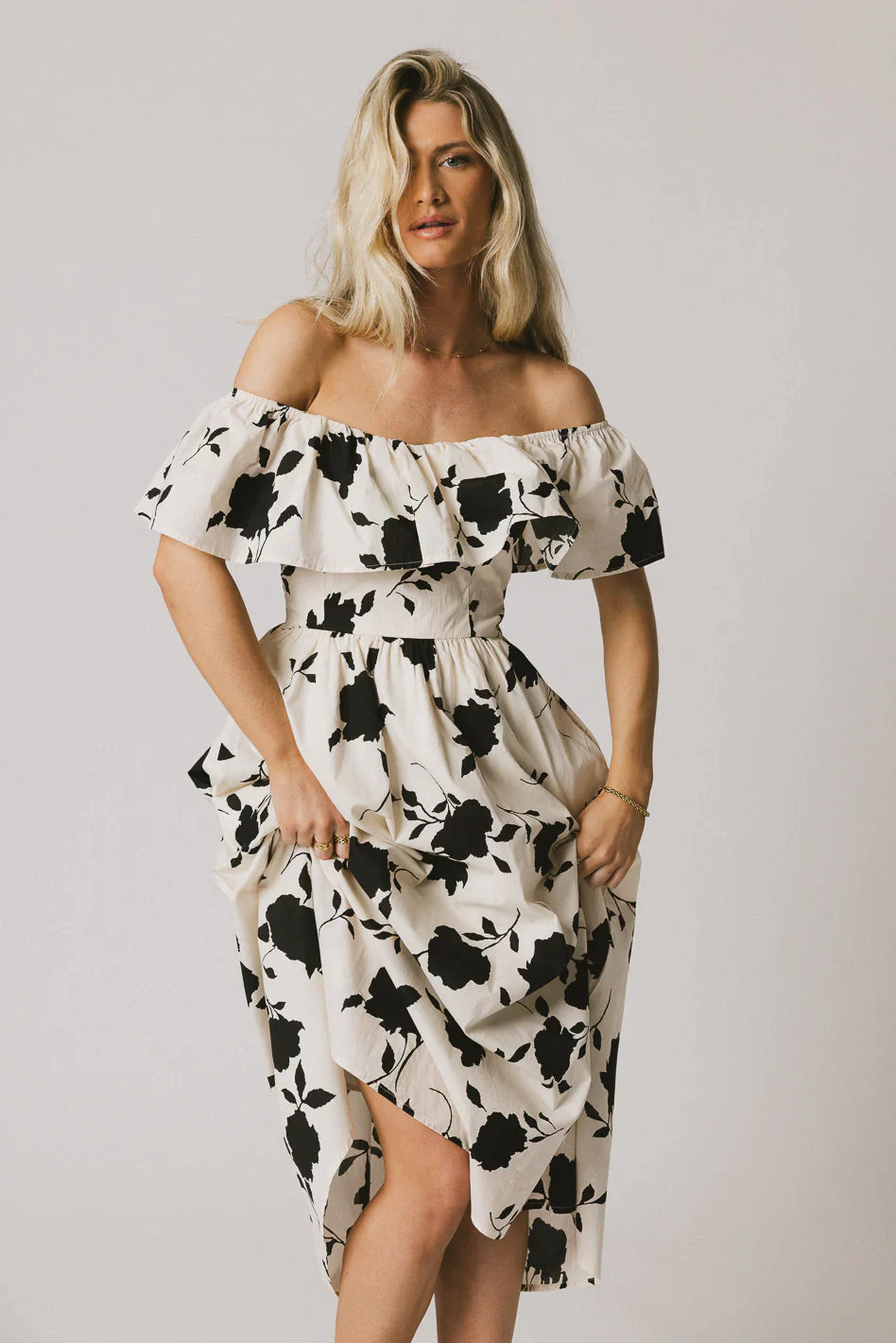 Chaney Floral Midi Dress