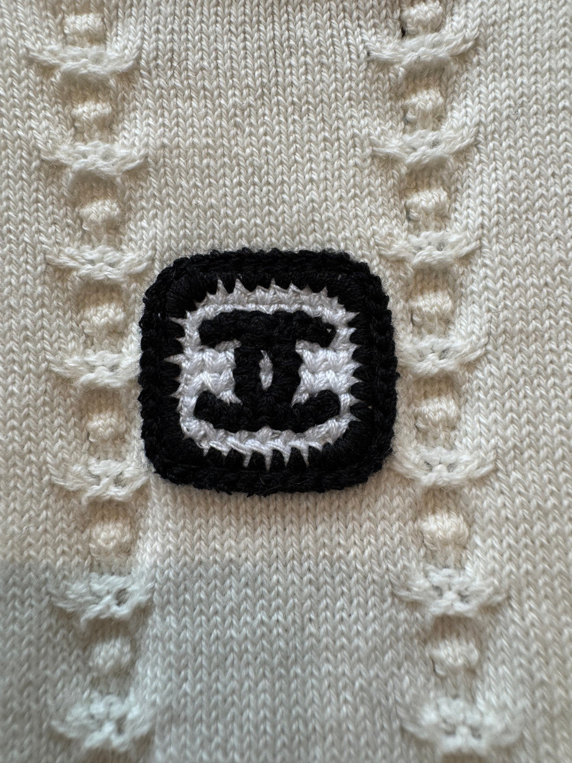 Chanel Wool Knitted Suspender Belt #377393