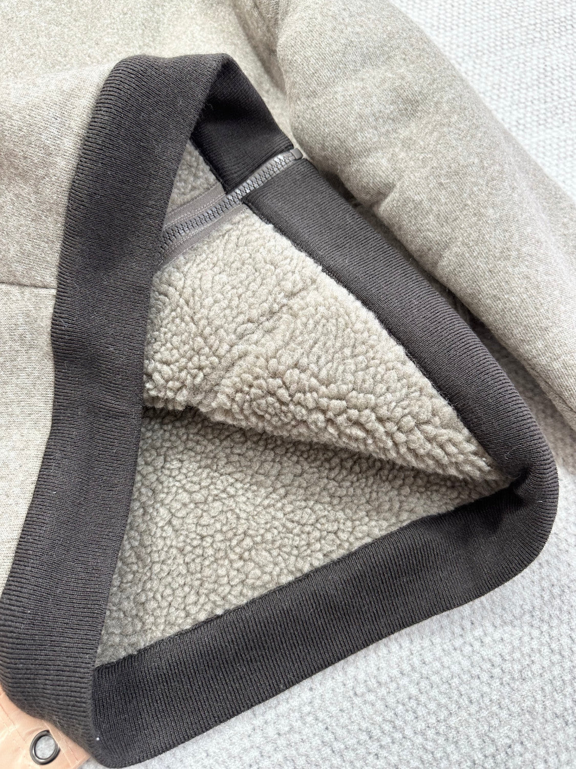 MiuMiu Cord Cotton Fleece Zipper Blouson Jacket #334098