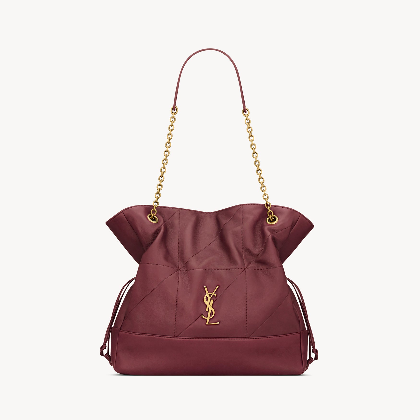 SAINT LAURENT JAMIE Women's Solid Color Suede Leather Chain Shoulder Strap Shopping Bag Shoulder Bags #75511