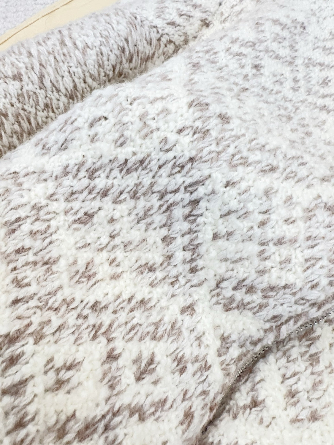 Loro Piana Paroo Bomber Sweater Cashmere White Beige#335464