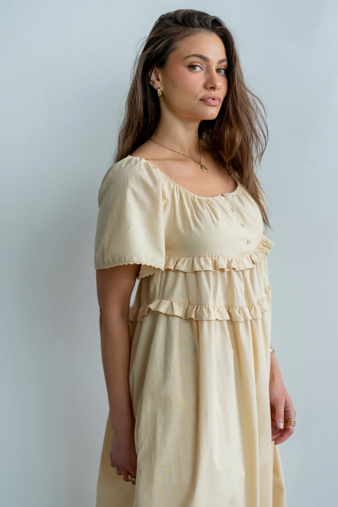 Kennedy Ruffle Maxi Dress