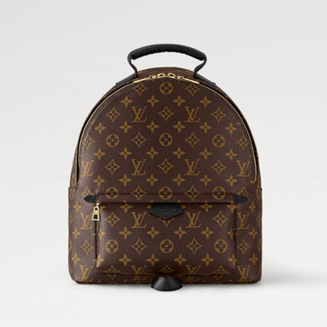 Louis Vuitton Women's Palm Springs Small Shoulder Bag Logo Printed Zipper Closure Cowhide Backpack Solid Color Casual Bags #71892