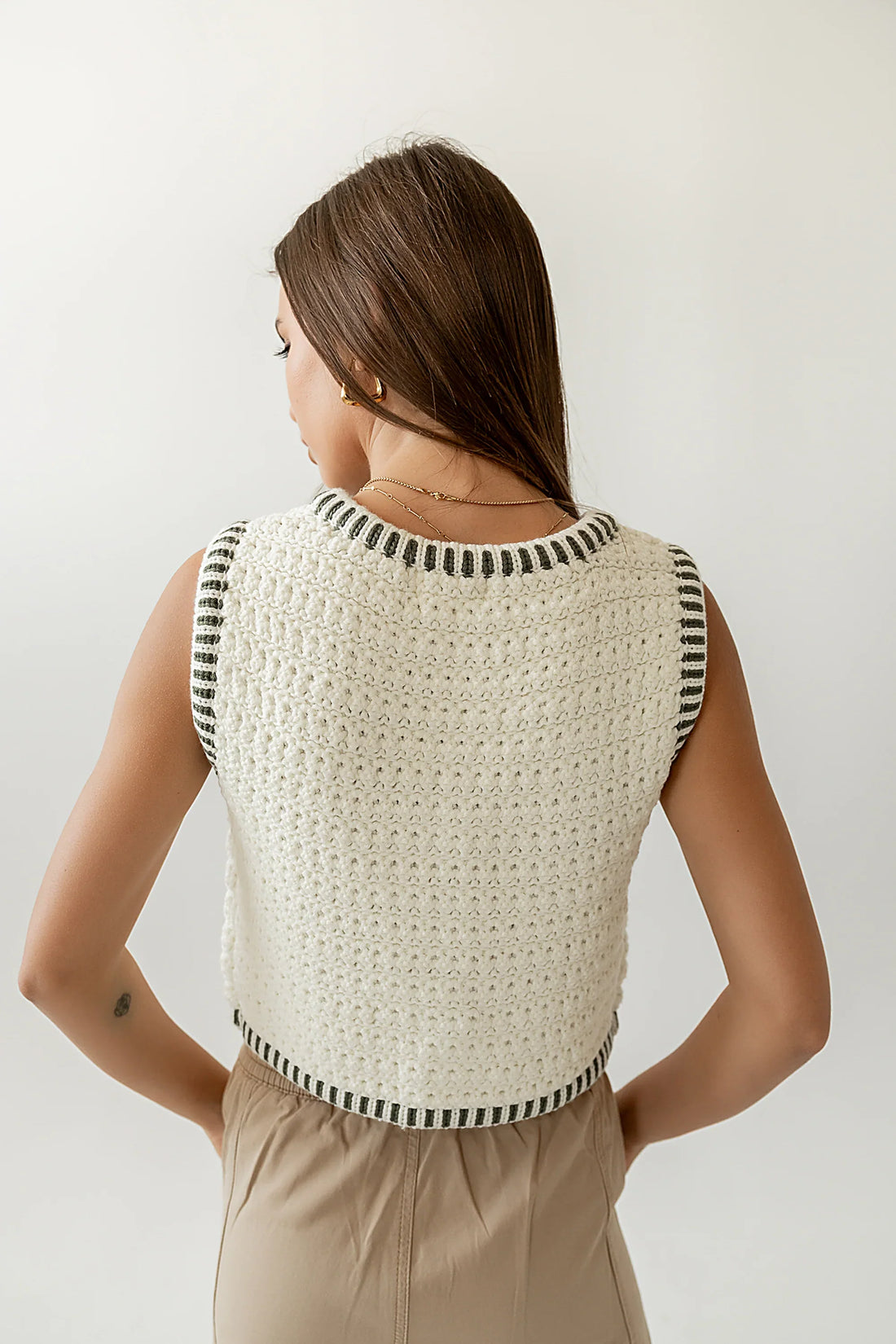 Malia Knit Tank in Olive