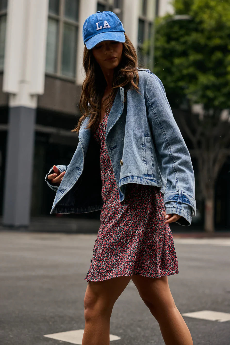 Anne Floral Mini Dress