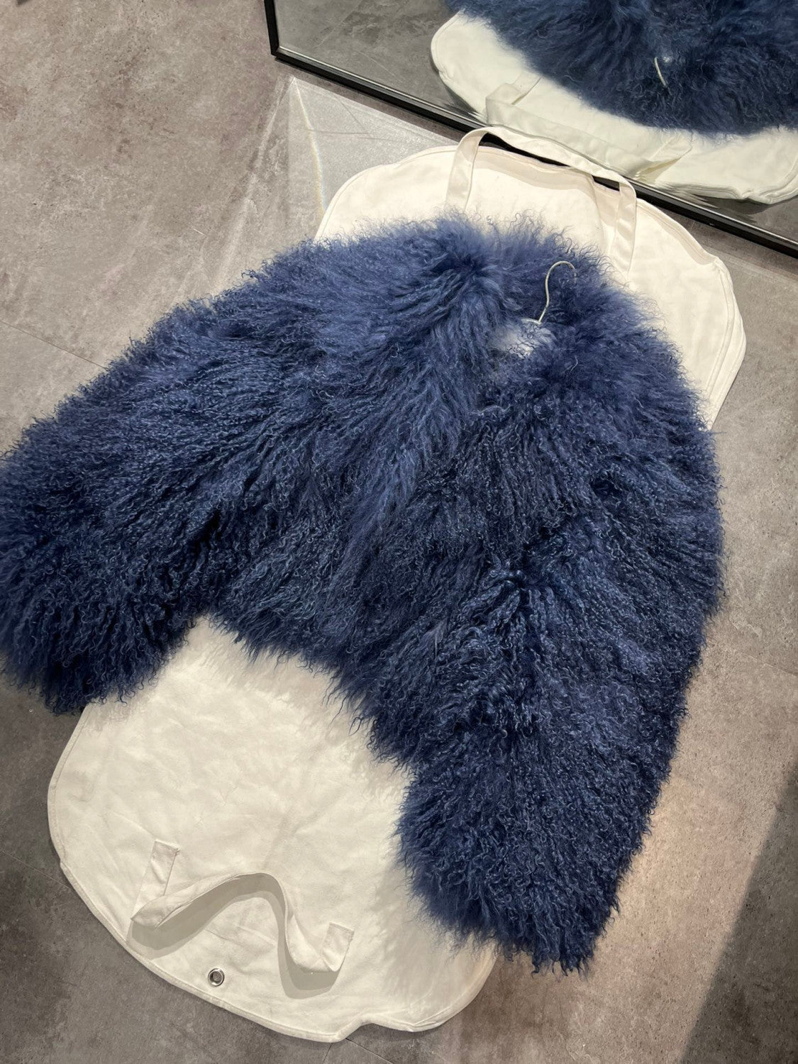 Beach Sheepskin Solid Color Fluffy Casual Long-Sleeved Fur #171746