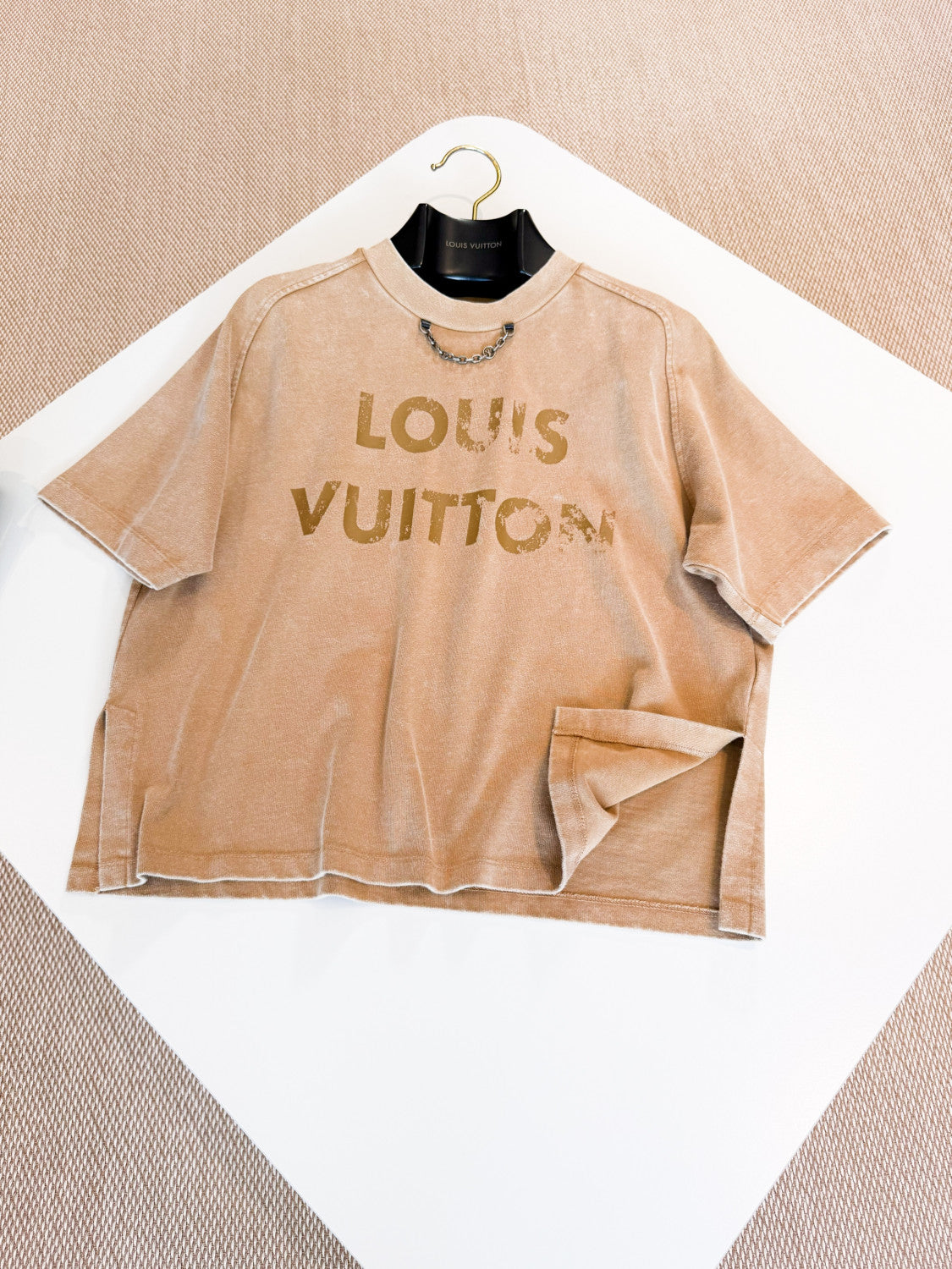 Louis Vuitton Vintage Effect T-shirt Shorts #317096