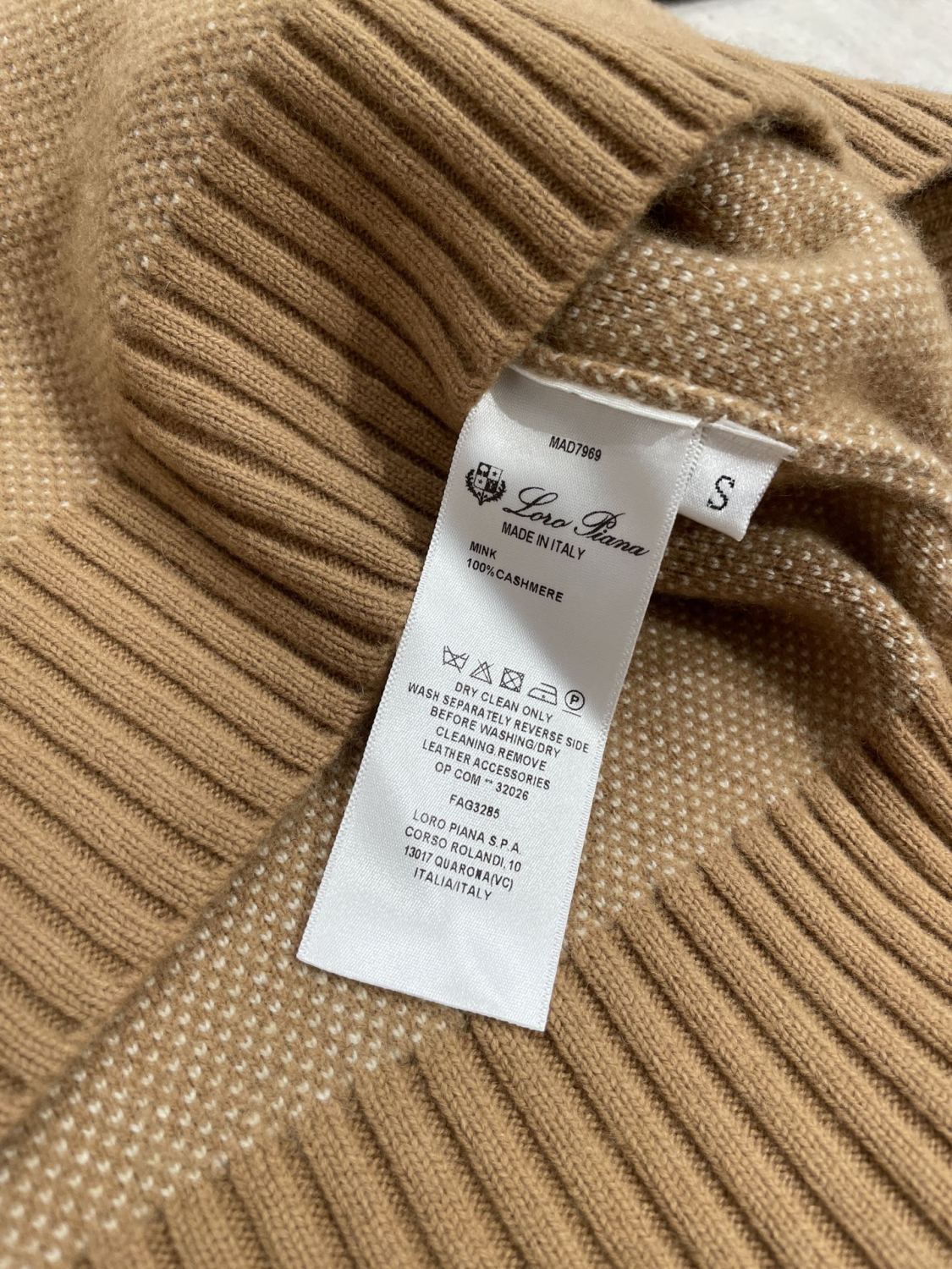 Loro Piana Women's Spring/Fall/Winter Round Neck Knit Cashmere Solid Color Long Sleeve Pullover Sweater with Casual Drawstring Elastic Waist Pants Suit Set Ngvp #2399