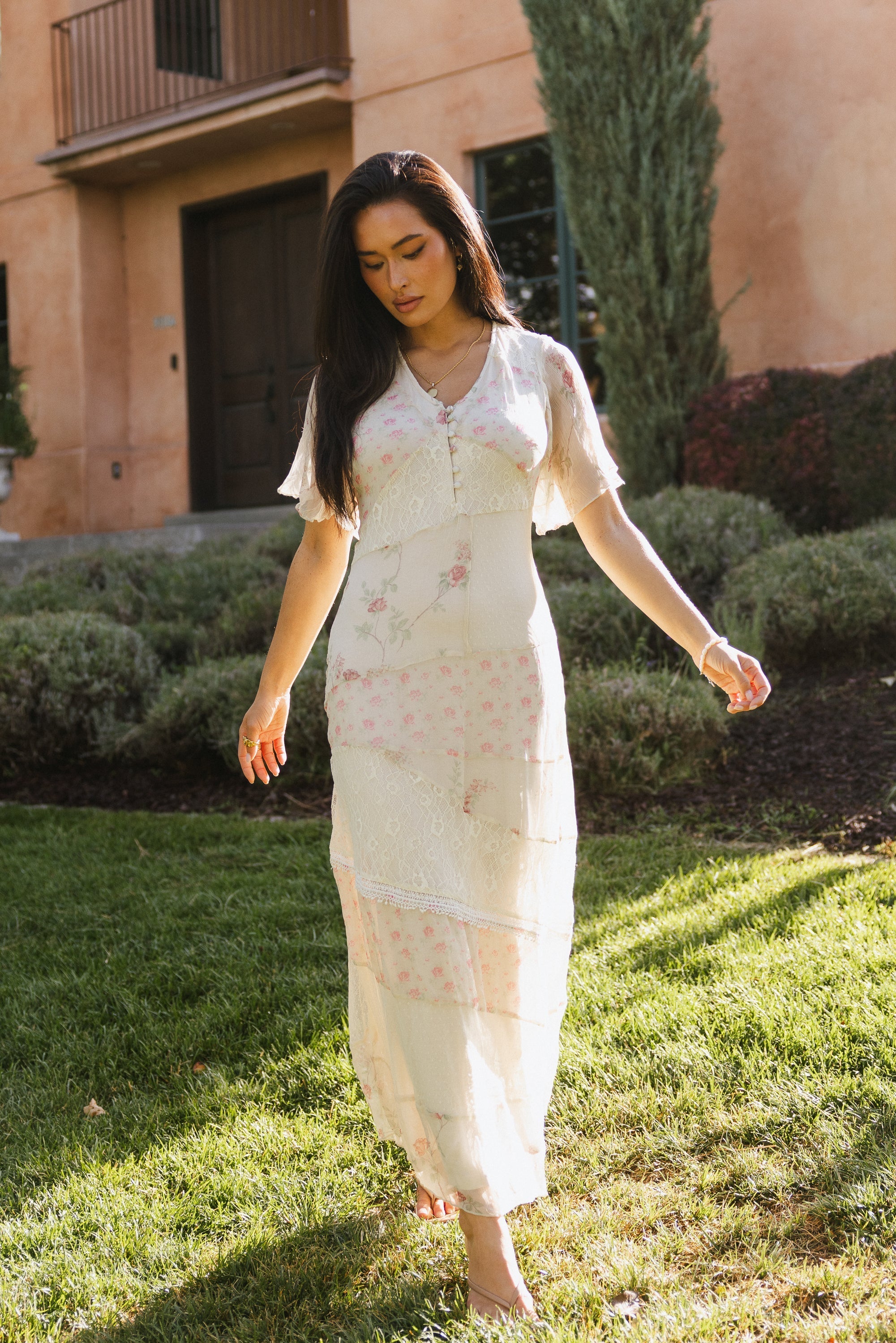 Nicole Floral Maxi Dress