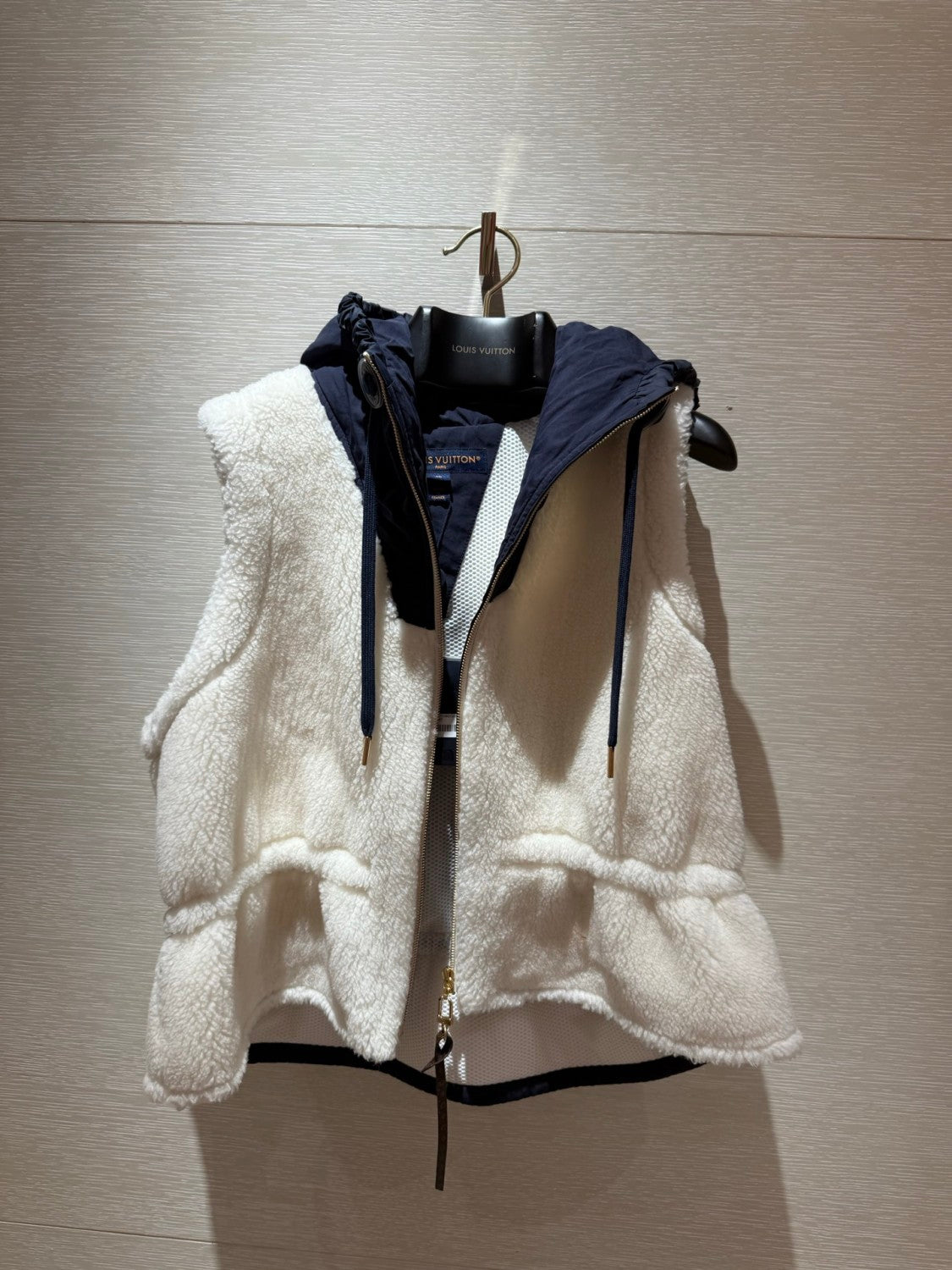 Louis Vuitton Ski Plush Hooded Vest #334345