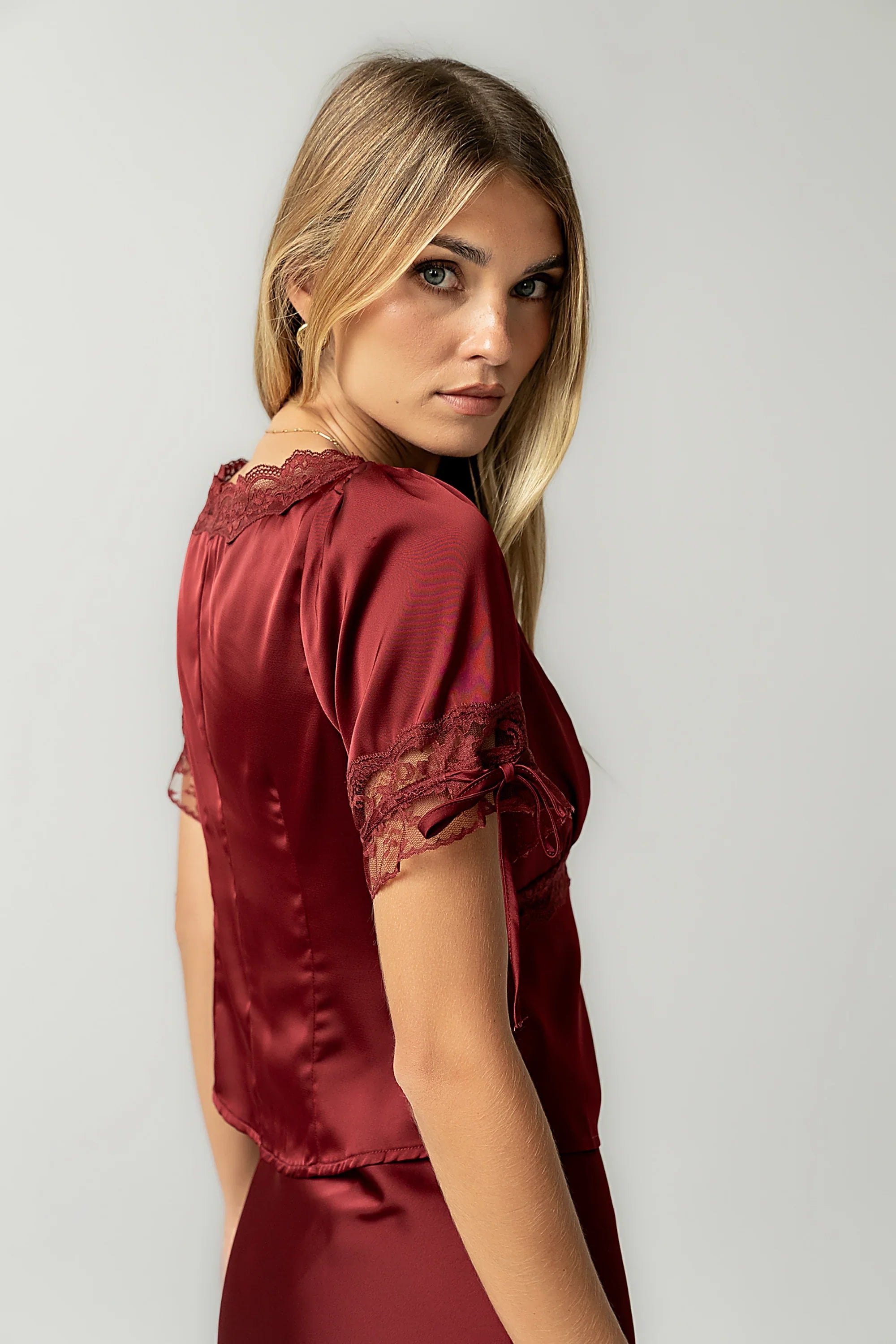 Hatton Lace Trim Blouse