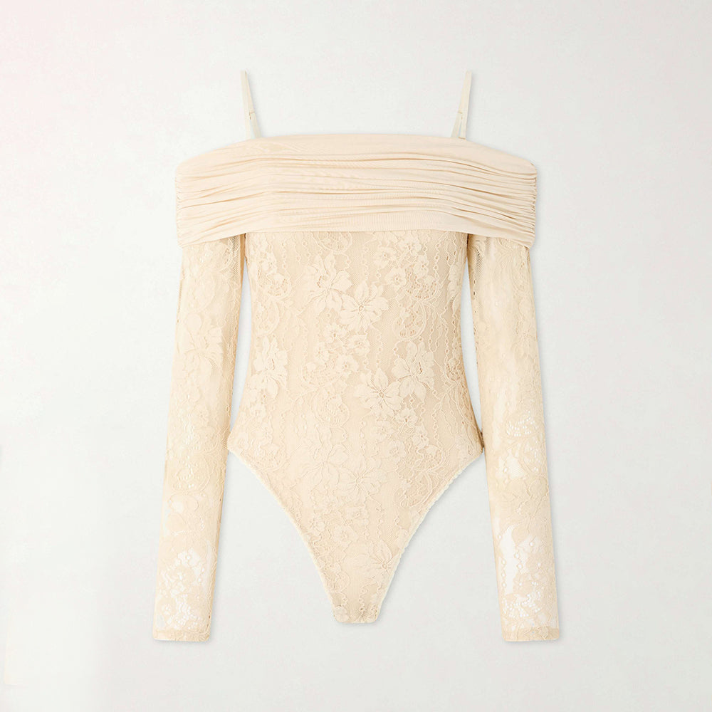 Zimmermann Rebellion Draped Bodysuit #337254
