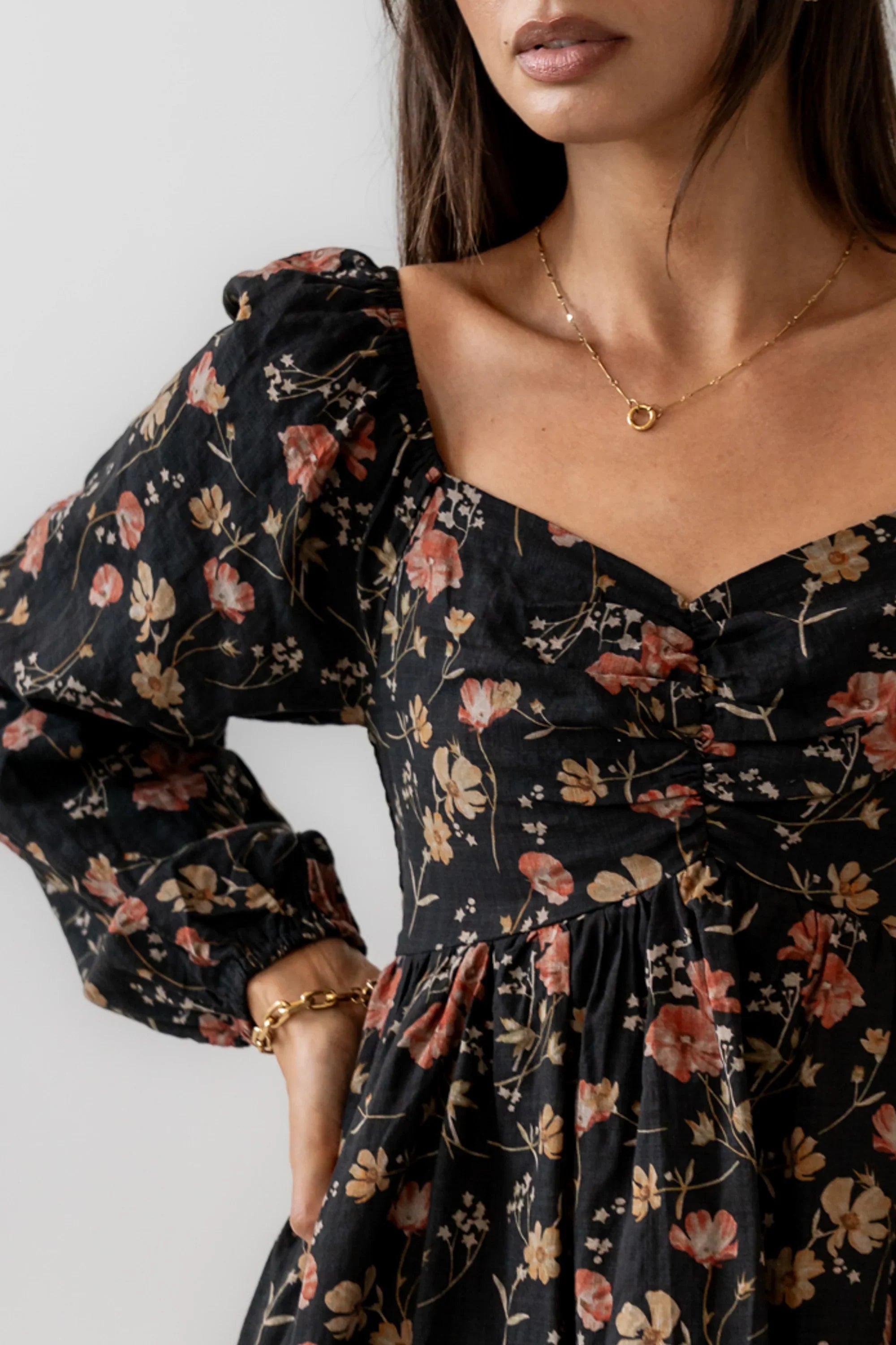Michelle Floral Maxi Dress