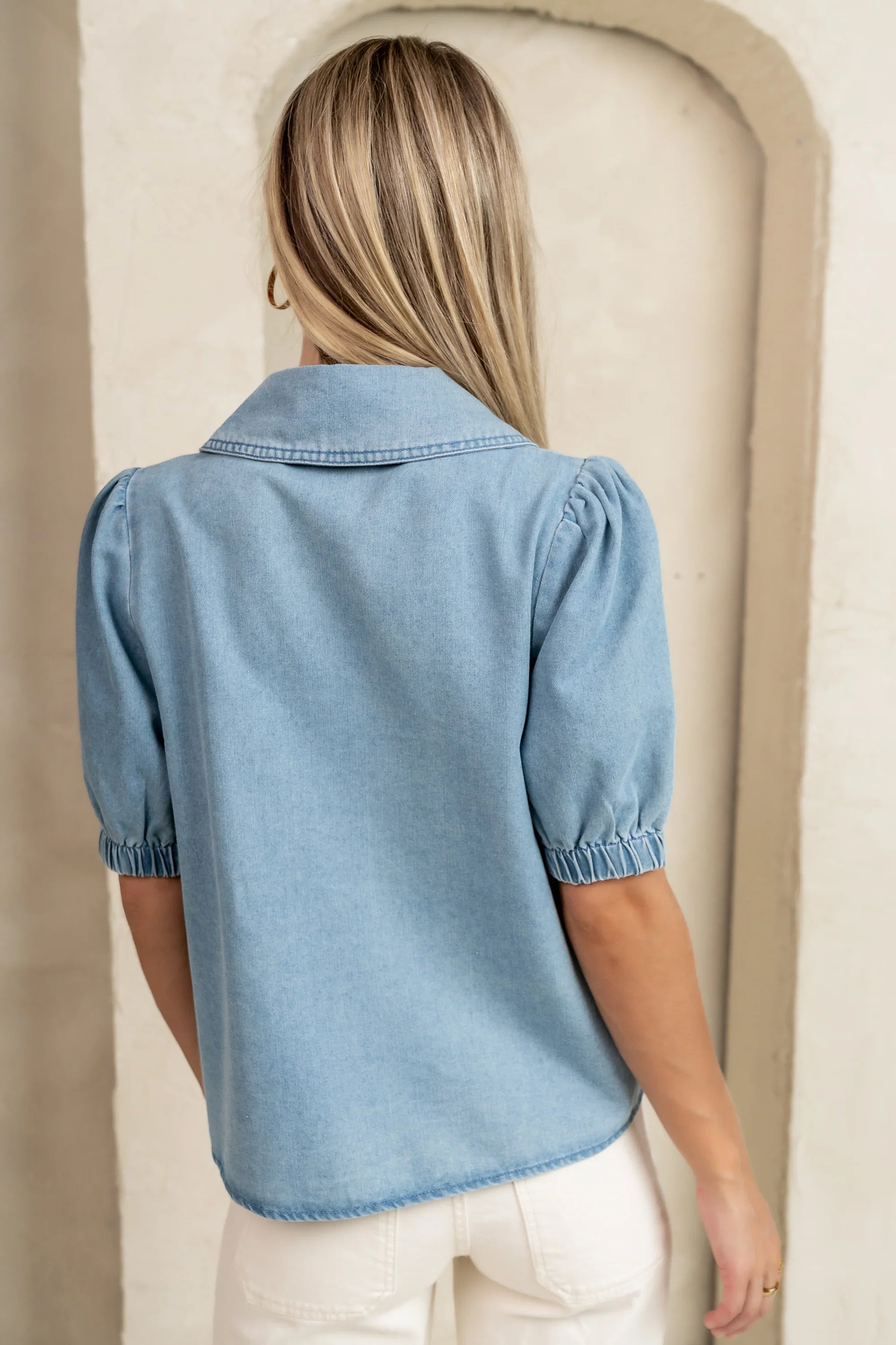 Charlie Denim Button Up