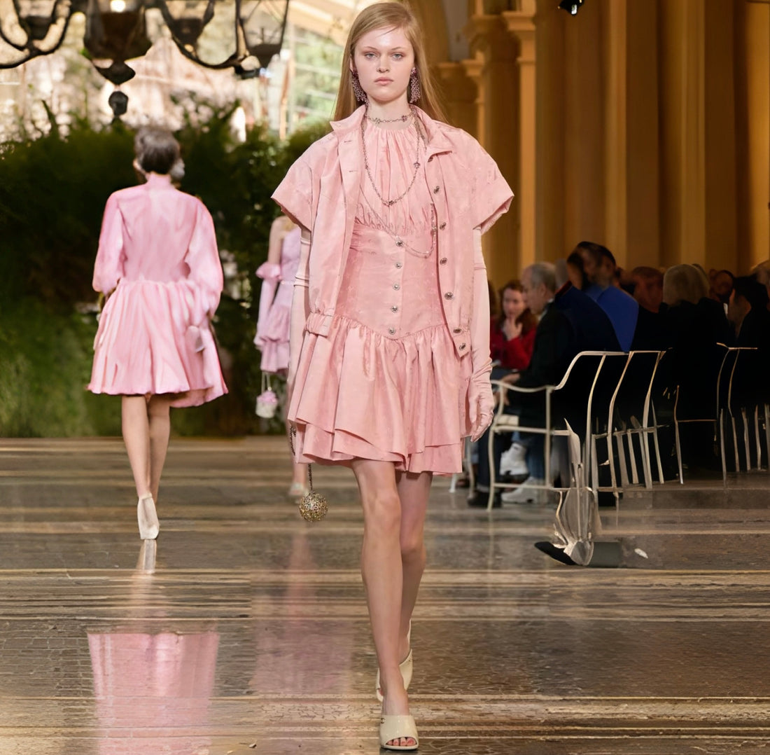 Chanel Blouson Silk Taffeta Light Pink #377566