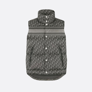 Dior 25FW Oblique Jacquard Ski Series Cotton Vest Back Logo Jacquard Webbing #333043