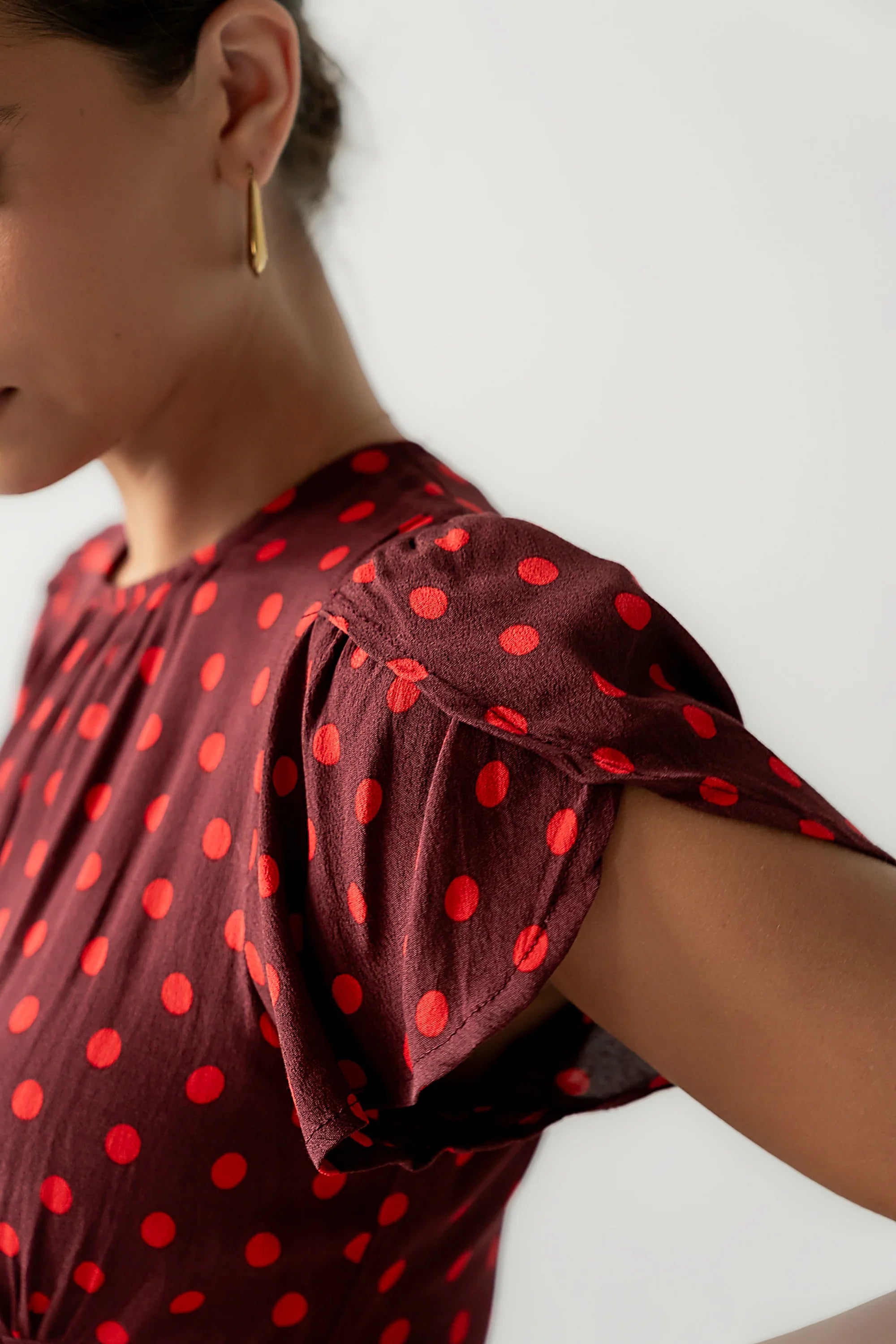Brandy Polka Dot Mini Dress