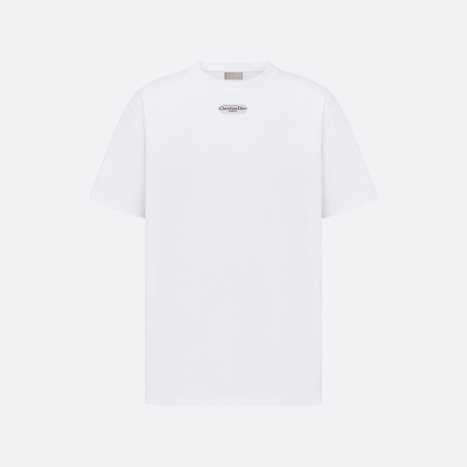 Dior Men's And Women's Summer Fashion Casual Solid Color Crew Neck Loose Fit Cotton Plain Weave Knit Short Sleeve T-Shirt #78564