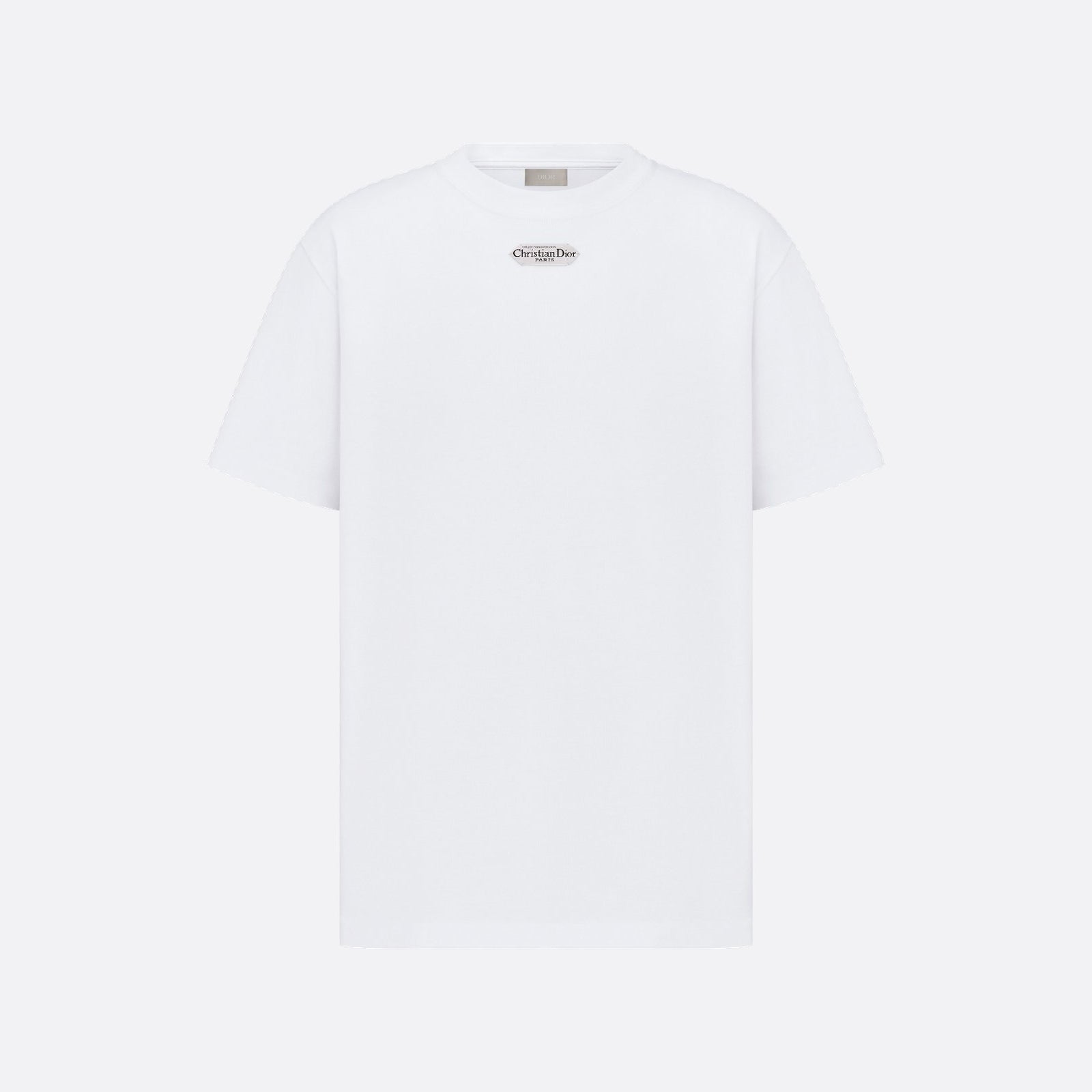 Dior Men's And Women's Summer Fashion Casual Solid Color Crew Neck Loose Fit Cotton Plain Weave Knit Short Sleeve T-Shirt #78564