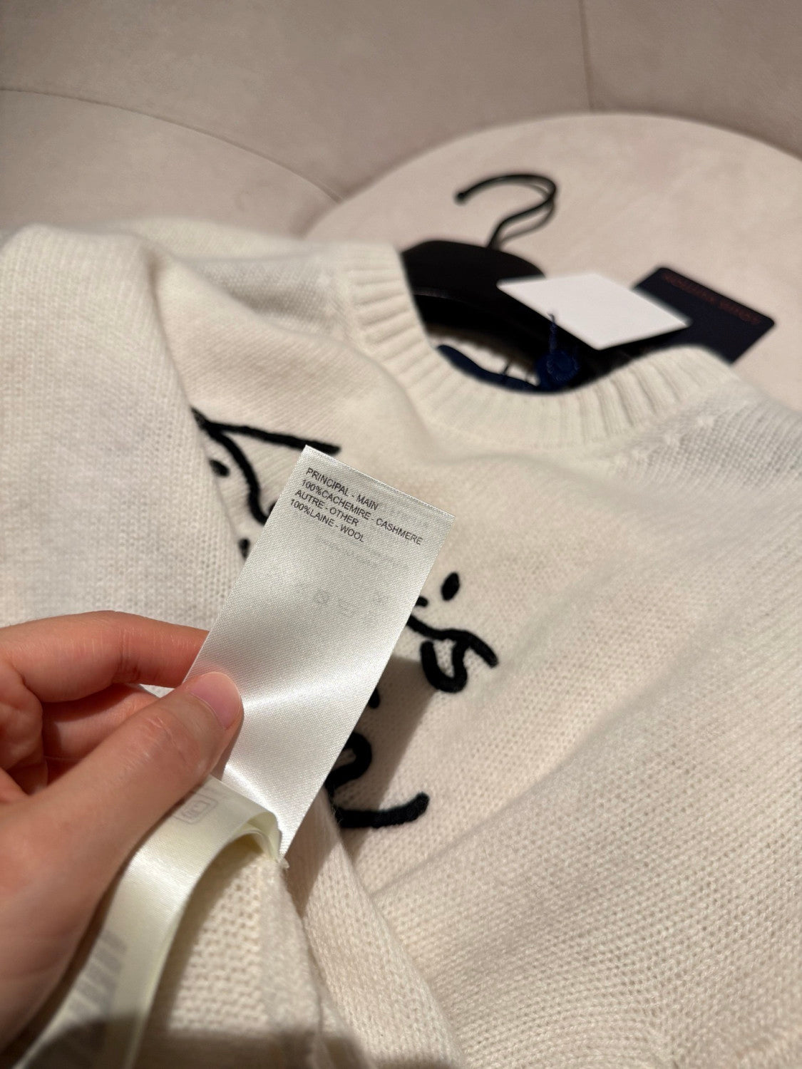 Louis Vuitton Cursive Signature Pullover #334539