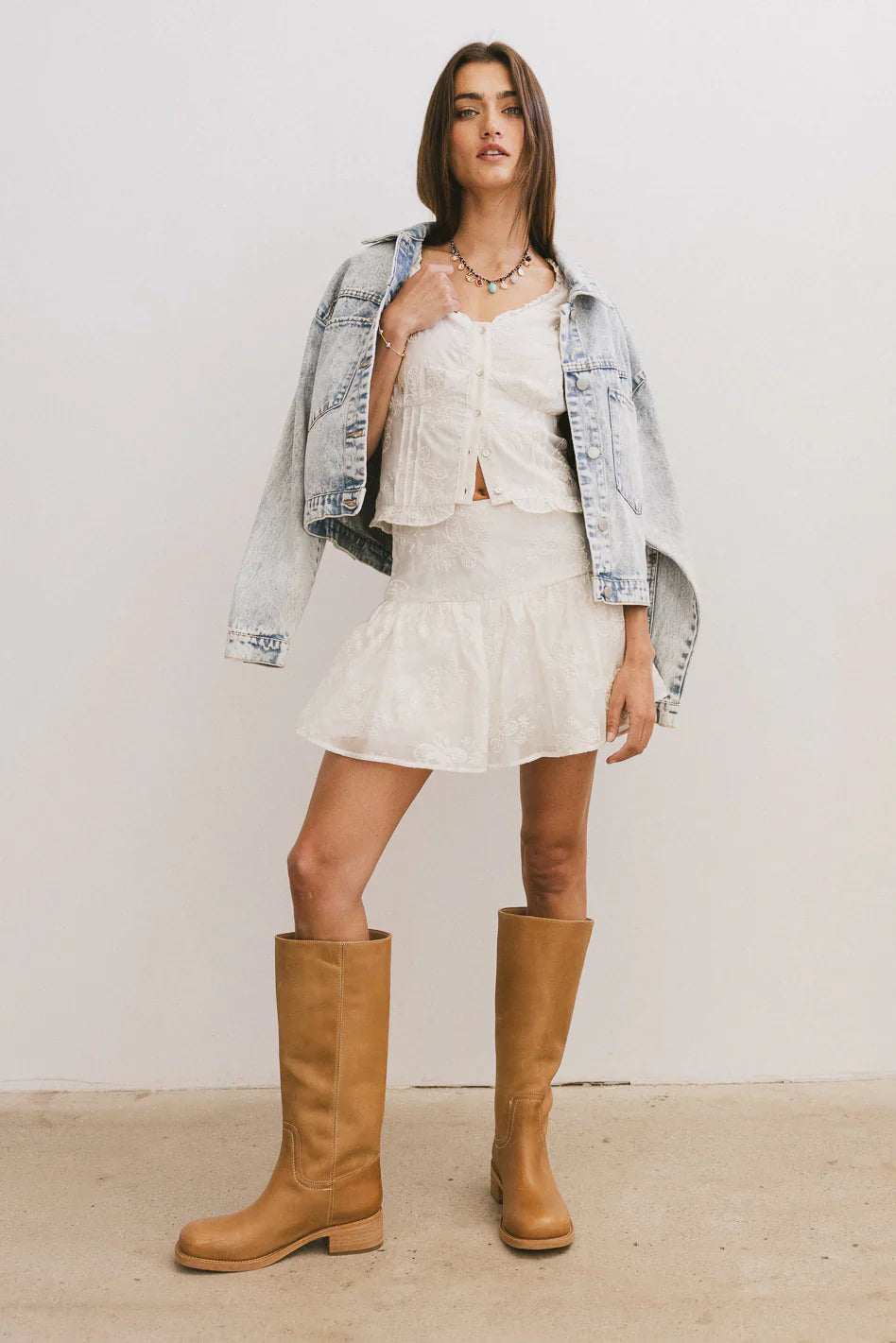 Devin Embroidered Top