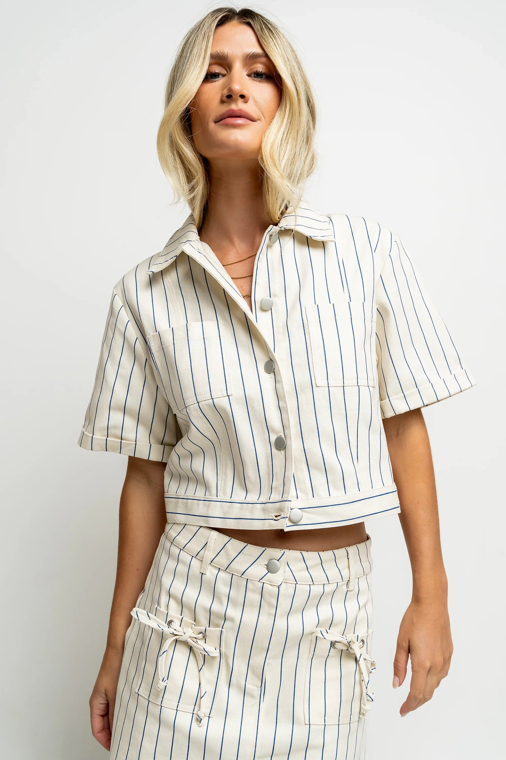 Baylor Striped Button Up