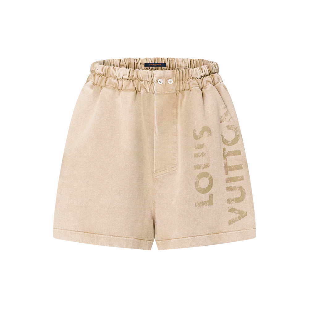 Louis Vuitton Vintage Effect T-shirt Shorts #317096