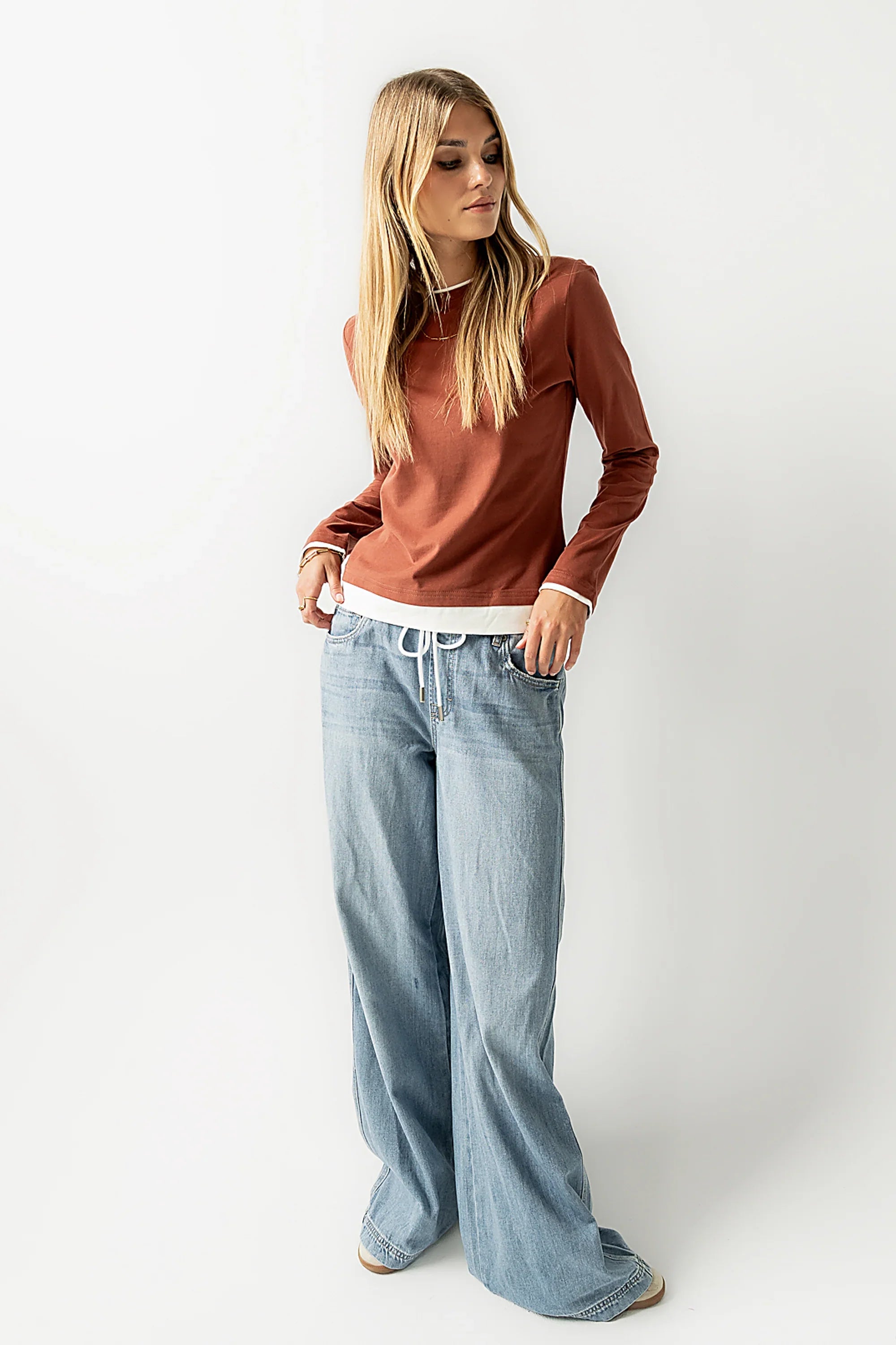 Destiny Double Layer Top in Rust