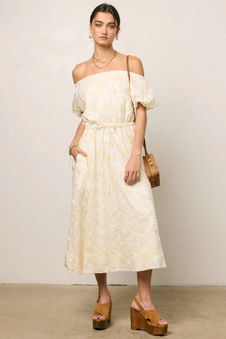 Carol Floral Midi Dress
