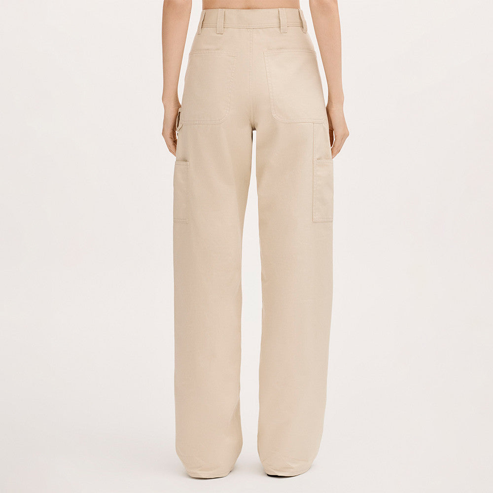 Chanel Trousers Gabardine Beige #377830