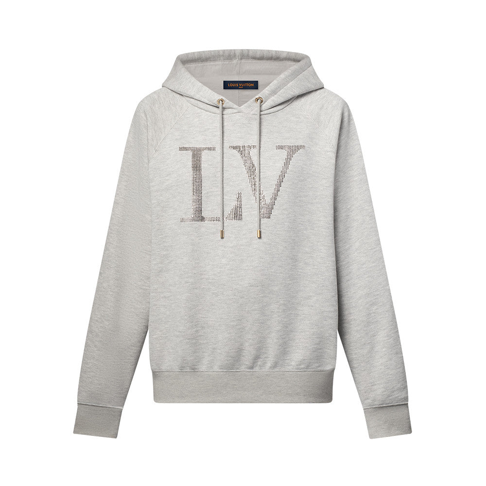 Louis Vuitton Rhinestone Signature Hoodie #334454