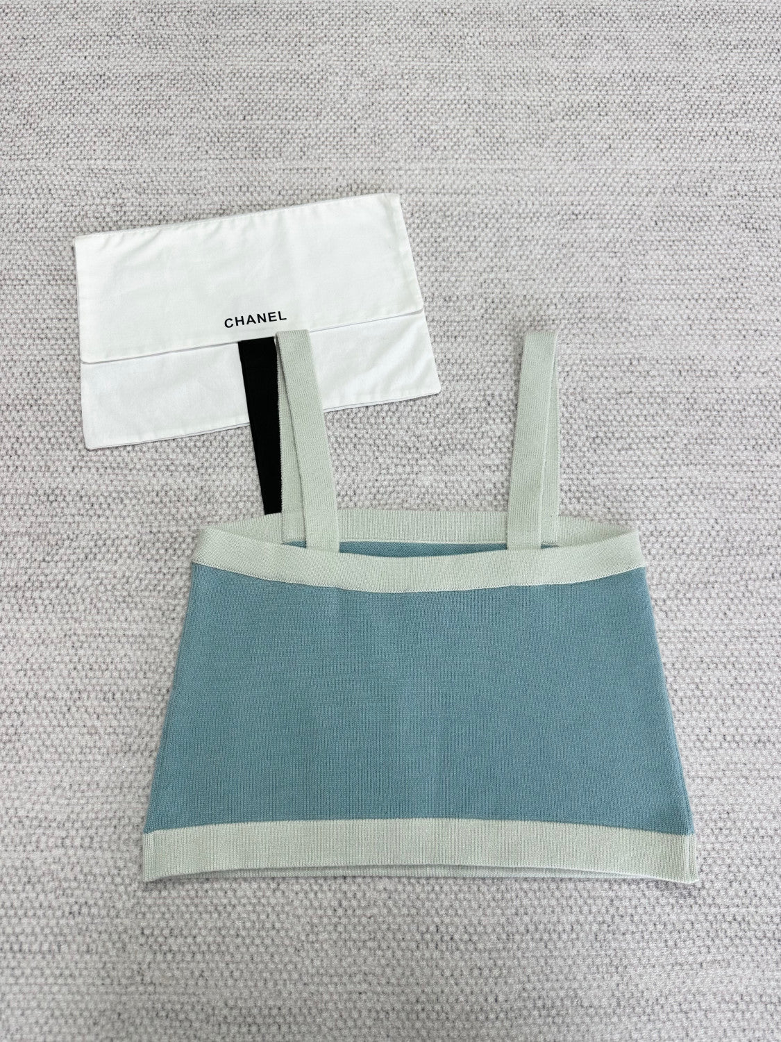 Chanel Women's Cashmere Knitted Suspender Belt #321112