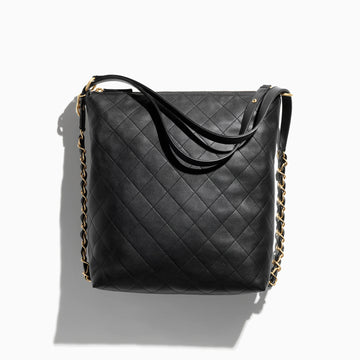 Chanel 25S Women's Chain Shoulder Strap Solid Color Cowhide Handbag Single Shoulder Bag Double Shoulder Backpack Bags #77652