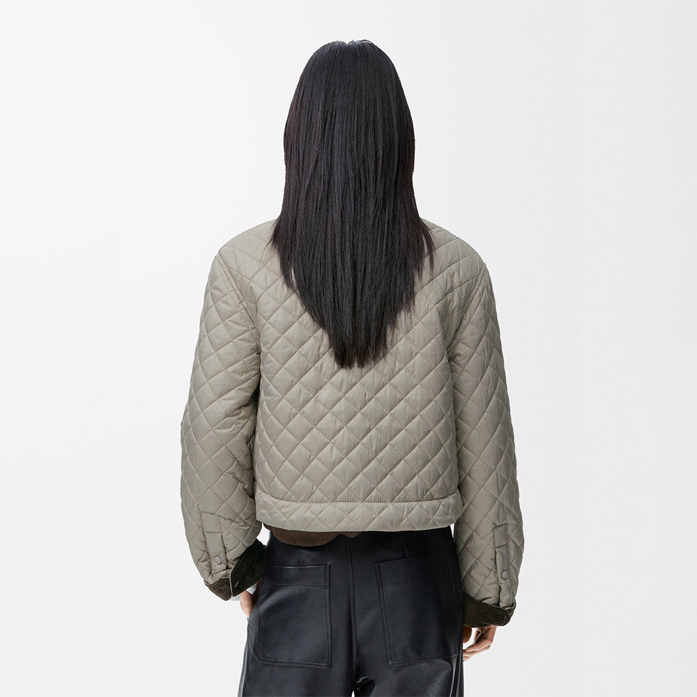 Loewe Short Jacket in Technical Fabric Grey #335510